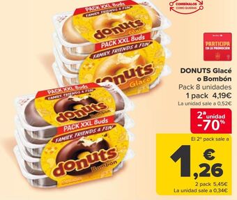 Carrefour Donuts glacé o bombón oferta