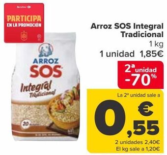 Carrefour Arroz sos integral tradicional oferta