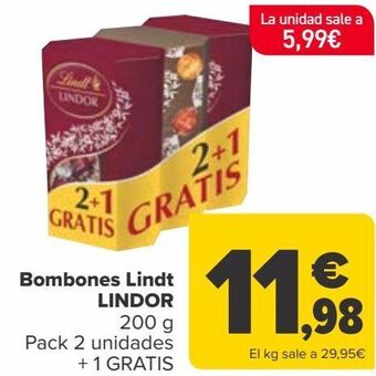 Carrefour Bombones lindt lindor oferta