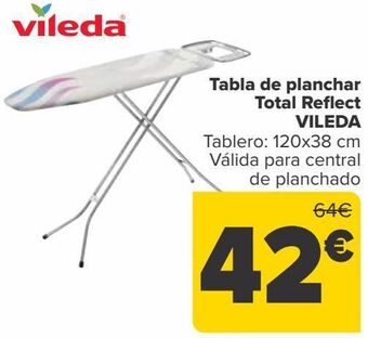 Carrefour Tabla de planchar total reflect vileda oferta