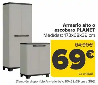 Carrefour Armario alto escobero planet oferta