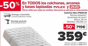 Carrefour Colchón navi pikolin oferta