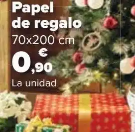 Carrefour Papel de regalo oferta