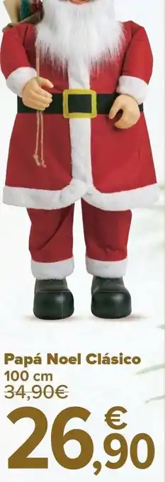 Carrefour Papé noel clásico oferta