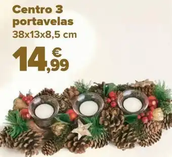 Carrefour Centro 3 portavelas oferta