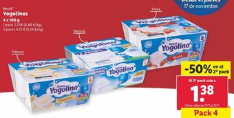 Lidl Yogur nestlé oferta