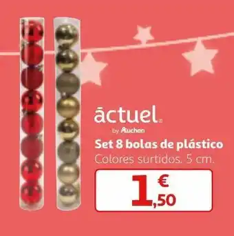 Alcampo Bolas de plástico actuel oferta