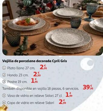 Alcampo Vajilla oferta