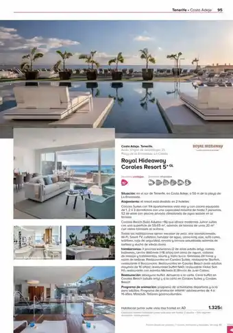 Viajes El Corte Inglés Tanes junior suite vistu mar frontal 5 costa adeje. tenerife. avda. virgen de guadalupe, 21. playa de la enramada. la cal oferta