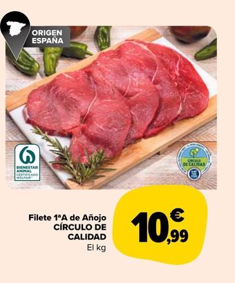 Carrefour Market Filete 1ª a de añojo círculo de calidad oferta
