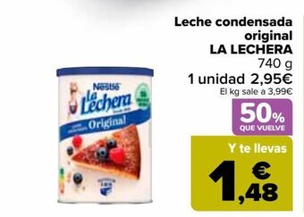 Carrefour Market Leche condensada original la lechera oferta