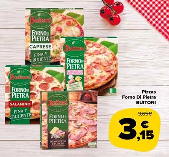 Carrefour Market Pizzas forno di pietra buitoni oferta