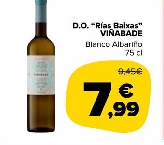 Carrefour Market D.o. "rías baixas" viñabade oferta