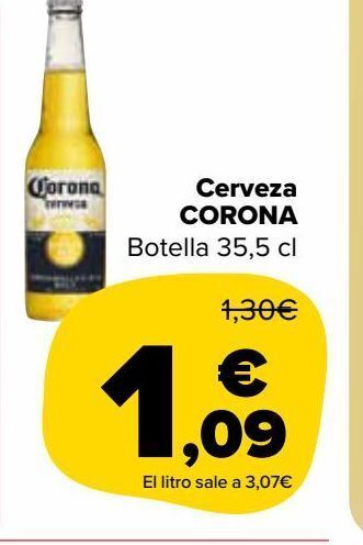 Carrefour Market Cerveza corona oferta