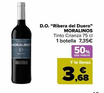 Carrefour Market D.o. "ribera del duero" moralinos oferta