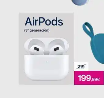 Airpods (3* generación) 219 199,99€