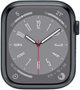 Watch series 8 (gps) sin correa, medianoche aluminio, 41mm, a