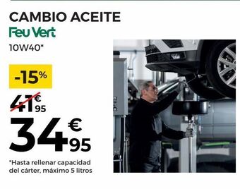 Feu Vert Cambio de aceite feuvert oferta