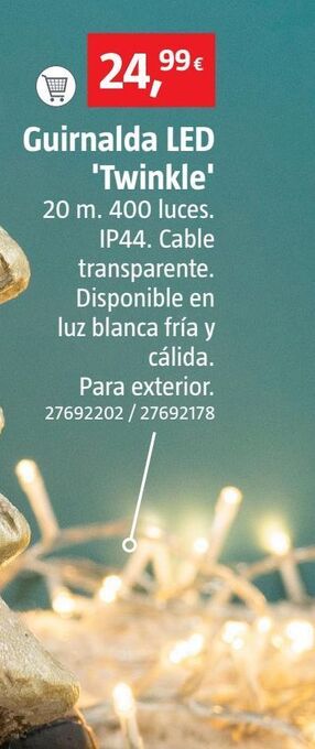 Bauhaus Guirnalda led oferta