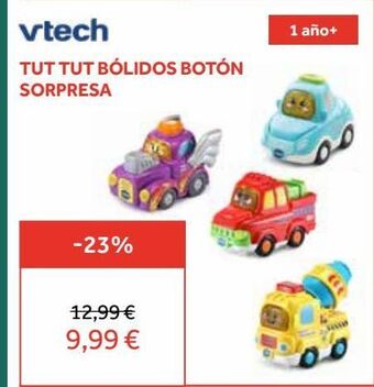 Vehículos de juguete vtech