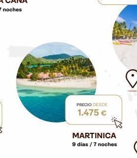 Viajes El Corte Inglés Precio desde 1.475 € martinica 9 días / 7 noches oferta