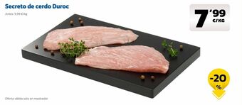 AhorraMas Secreto de cerdo duroc oferta