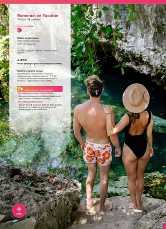 Viajes El Corte Inglés Romance en yucatán 10 días. 8 noches nuestras ventajas salidas desde españa 2022: martes y domingos. 2023: lunes y jueves oferta