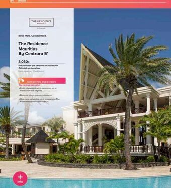 Viajes El Corte Inglés Belle mare. coastal road. the residence mauritius by co the residence mauritius by cenizaro 5* 3.030€ precio desde por oferta