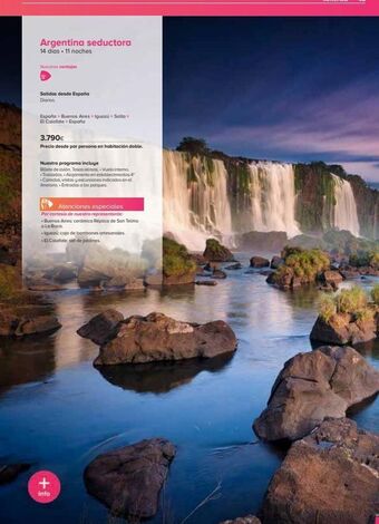 Viajes El Corte Inglés Argentina seductora 14 días. 11 noches nuestros ventojas salidas desde españa diarias. españa > el calafate> españa nos oferta