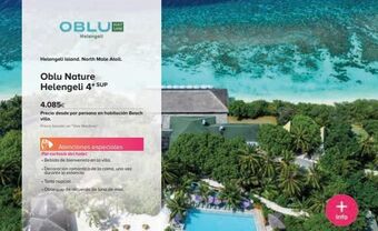 Viajes El Corte Inglés Oblue helangel helengeli island. north male atoll. oblu nature helengeli 4* sup 4.085€ precio desde por persona en habit oferta