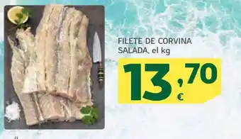 HiperDino Filete de corvina salada oferta
