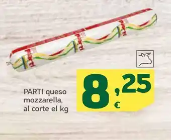HiperDino Queso mozzarella, al corte el kg parti oferta