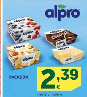 HiperDino Yogur x4 oferta