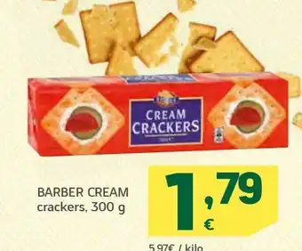 HiperDino Crakers barber cream oferta