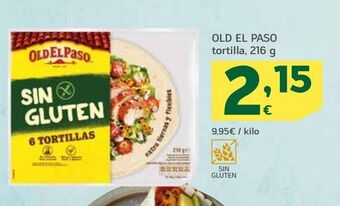 HiperDino Tortilla old el paso oferta