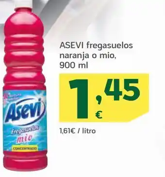 HiperDino Fregasuelos naranja o mio, 900 ml asevi oferta