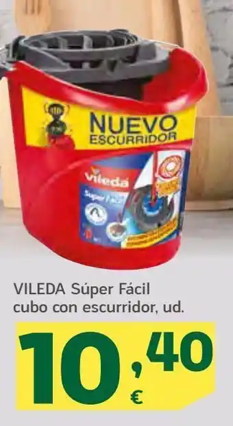 HiperDino Super facil cubo con escurridor, ud. vileda oferta