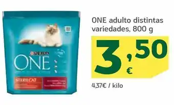 HiperDino Adulto distintas variedades, 800 g one oferta