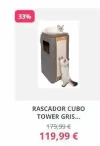 Verdecora 33% rascador cubo tower gris... 179,99 € 119,99 € oferta