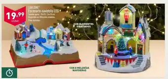 ALDI Lightzone escenario navideño led oferta