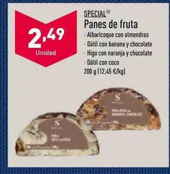 ALDI Special panes de fruta oferta
