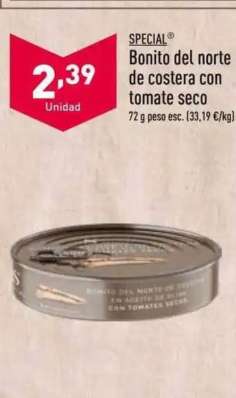 ALDI Special bonito del norte de costera con tomate eco oferta