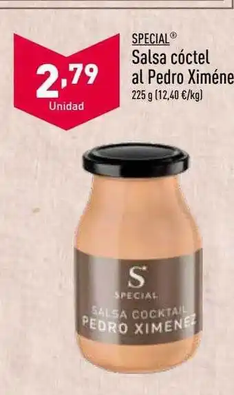 ALDI Special salsa cóctel al pedro ximénez oferta