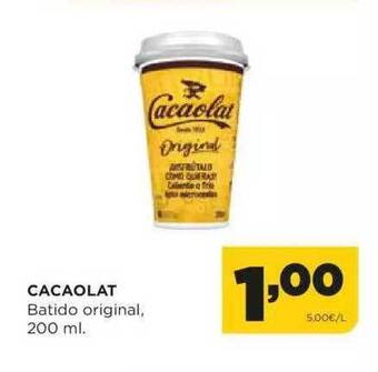 Alimerka Cacaolat batido original oferta