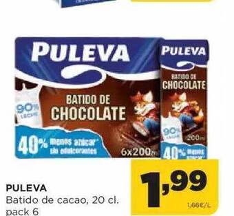 Alimerka Puleva batido de cacao oferta