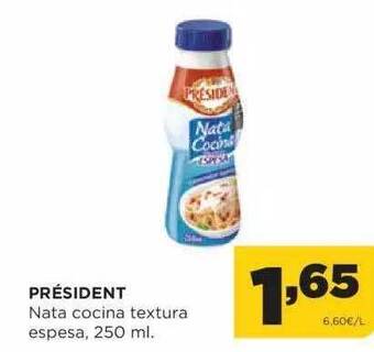 Alimerka Président nata cocina textura espesa oferta