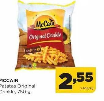 Alimerka Mccain patatas original crinkle oferta