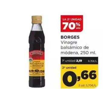 Alimerka La 2a unidad 70% dto borges vinagre balsámico de módena oferta