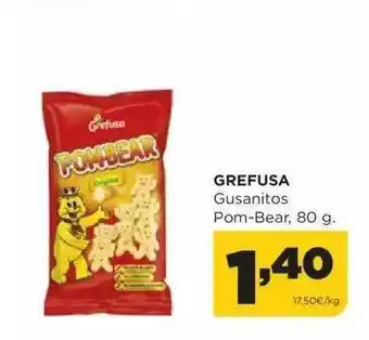 Alimerka Grefusa gusanitos pom-bear oferta