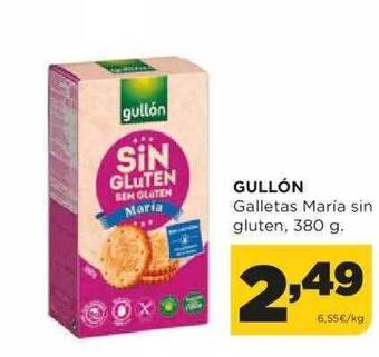 Alimerka Gullón galletas maria sin gluten oferta